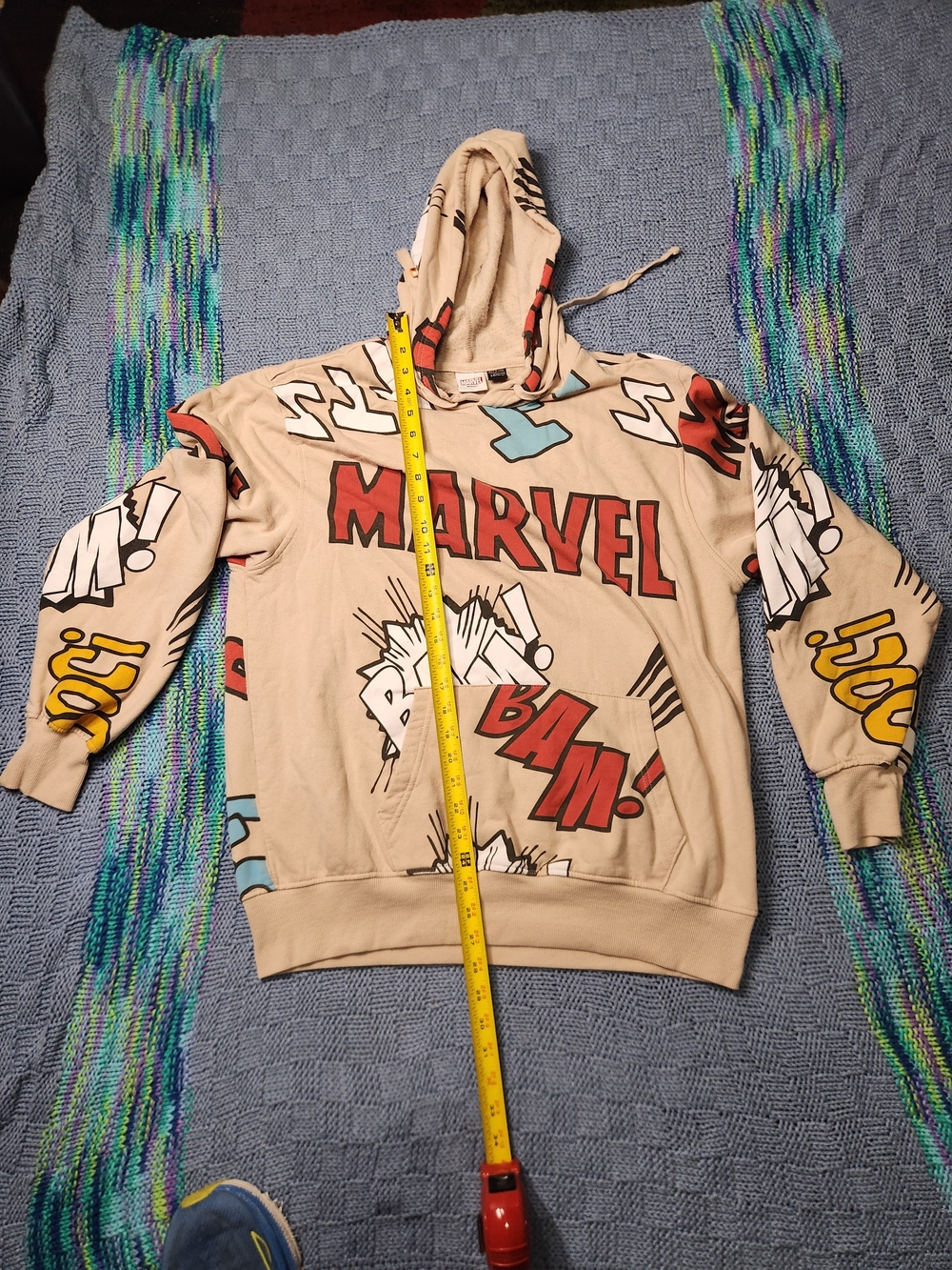 Disney 100 Marvel Graphic Pullover Sweatshirt - Tan Size Large